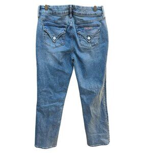 Hudson Los Angeles Womens Mid-Rise Light Wash Denim Jeans Stretch Size‎ 8